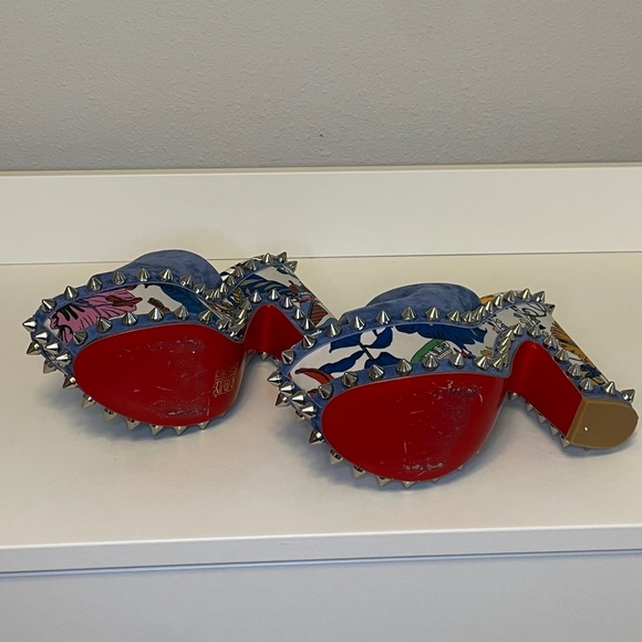 Christian Louboutin Massivatac 160 Spike Accents Mules, Size 40 - Picture 7 of 10